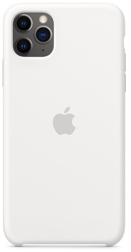 Чехол Silicone Case для iPhone 11 Pro Max белый в Тюмени
